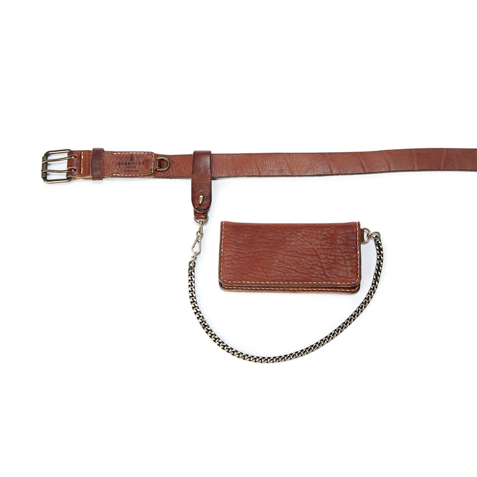 No.830 Long Vintage Stone-Washed Wallet