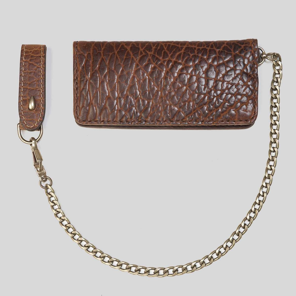No.830 Handsewn Long Wallet | Bison Walnut