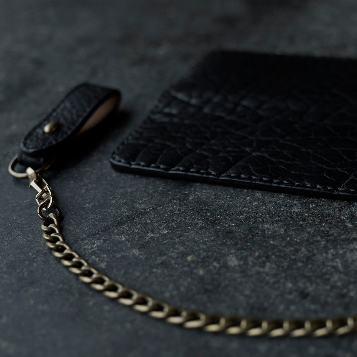 American Bison Long Wallet No. 9 | Black