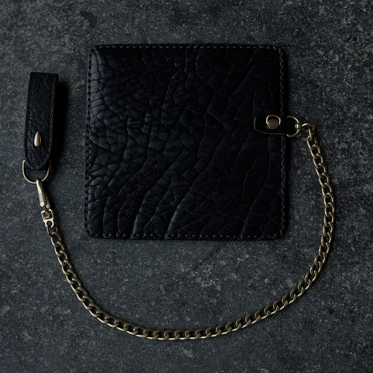 American Bison Long Wallet No. 9 | Black