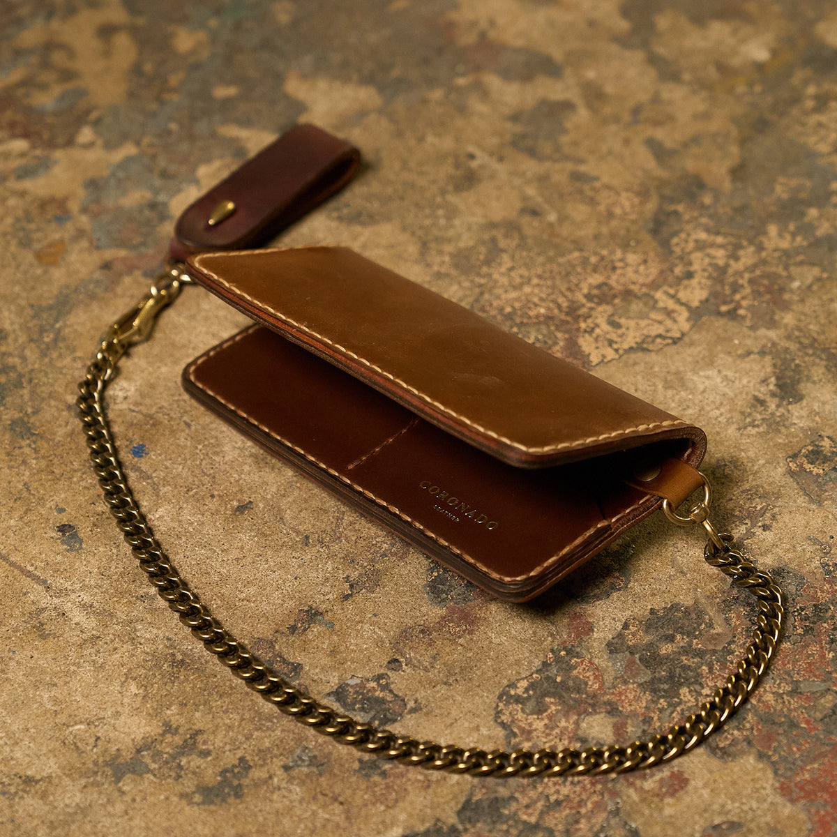 No.830 Horween® Shell Chain Wallet No.9