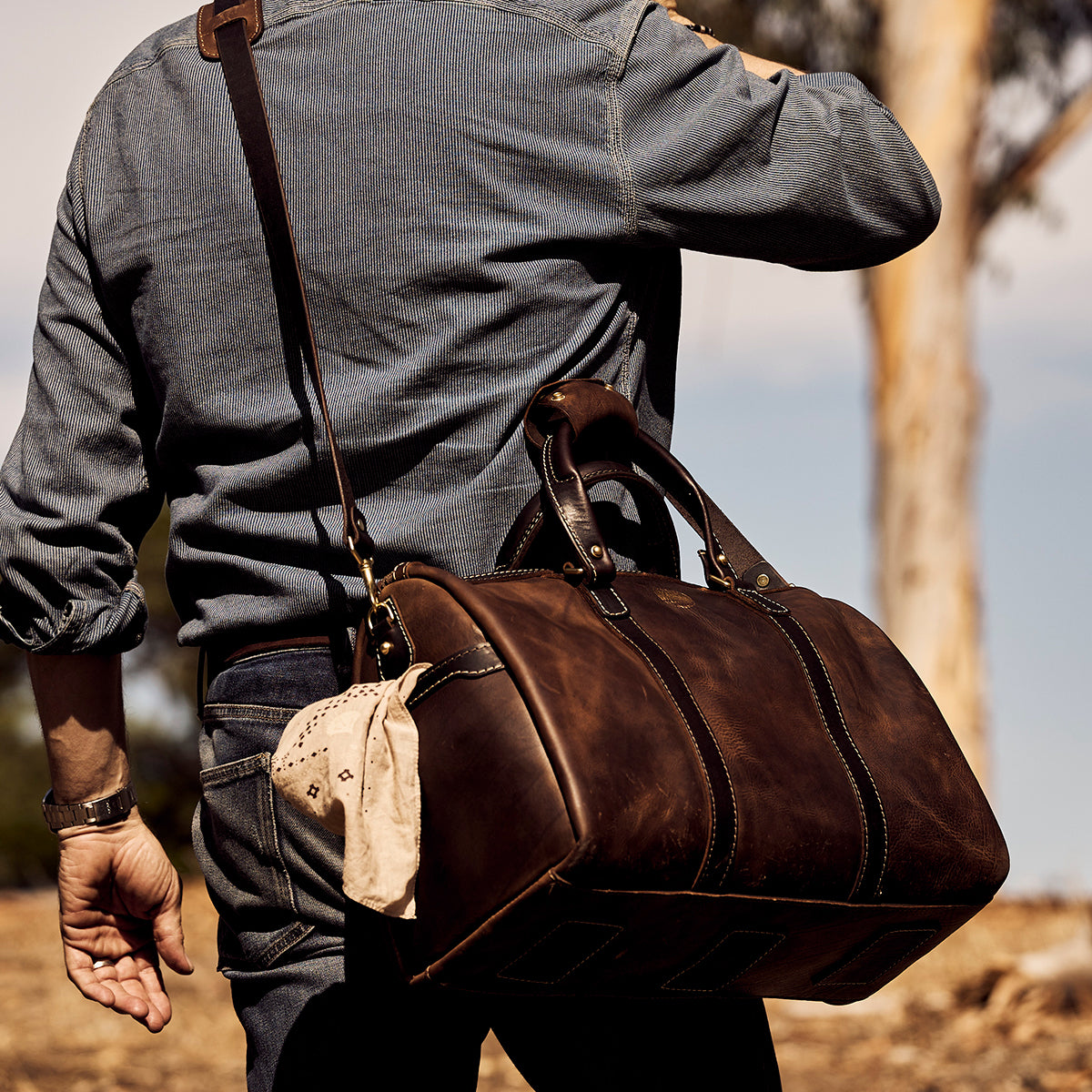 No.007 Duffel | Horsehide Espresso