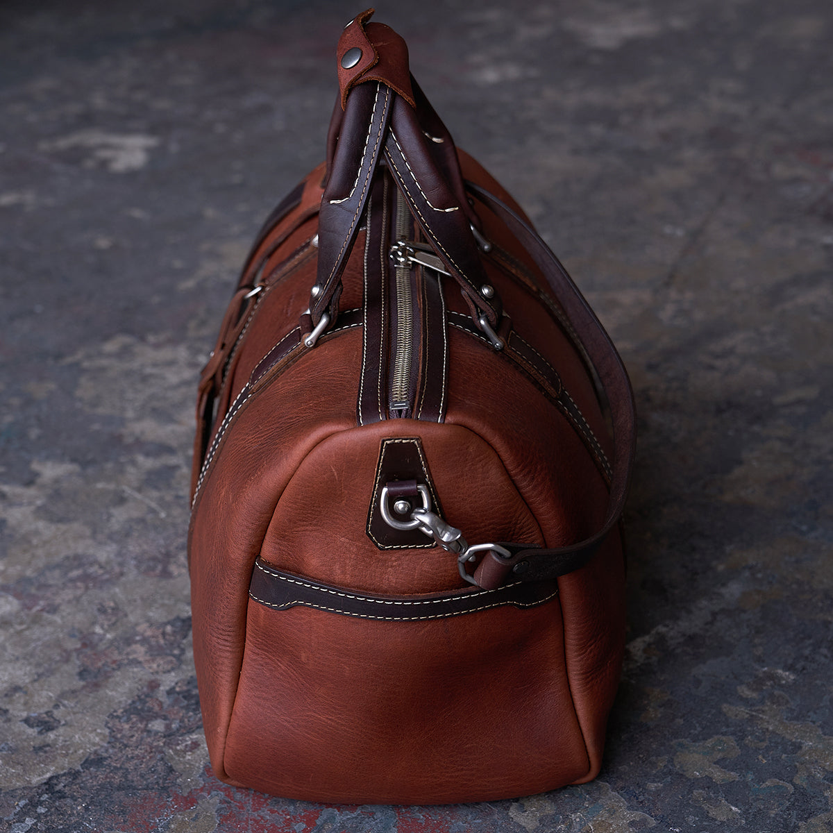 The Duffel No.007 (Waxed Cognac)