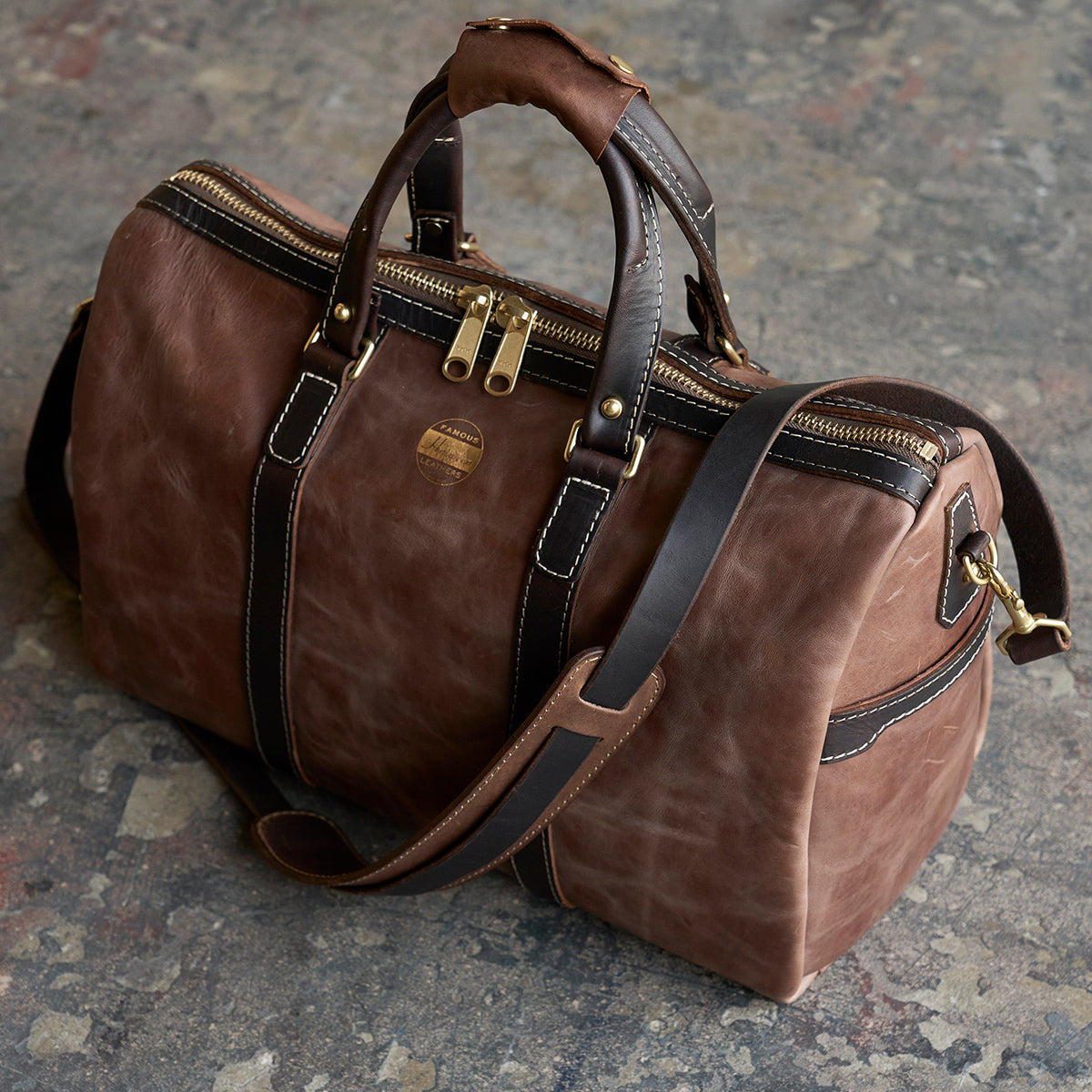 No.007 Duffel | Horsehide Natural