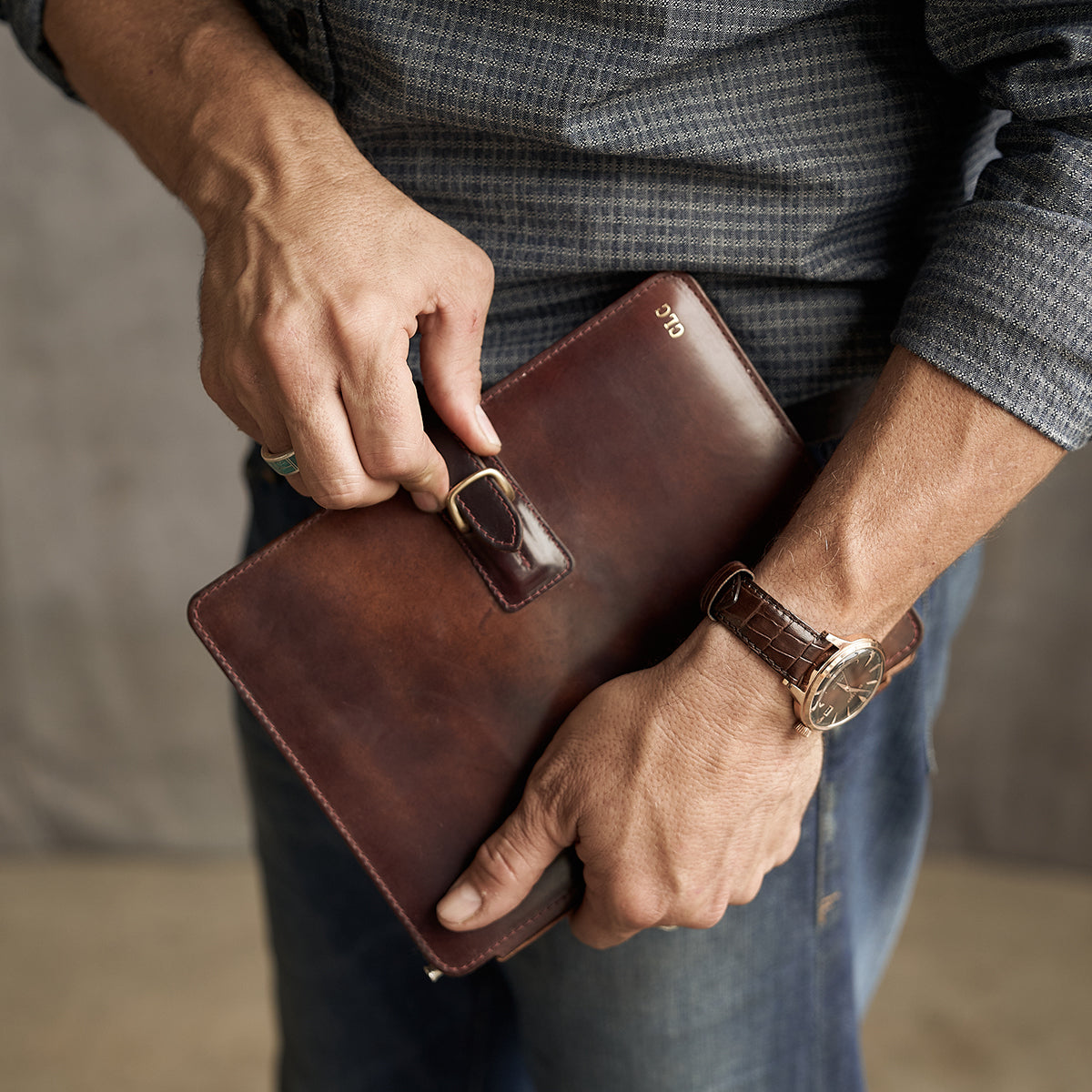 Shell Cordovan Folio No.218 (LE Marbled)