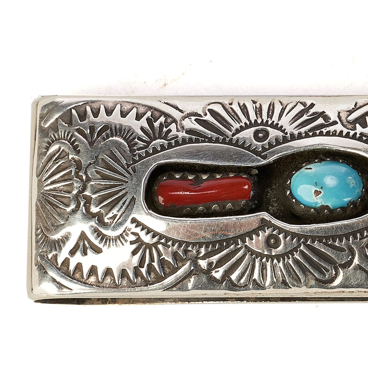 No.14 Heritage Silver Clip Wallet | Brown Bison