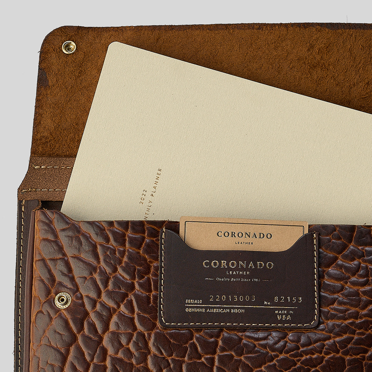 Shrunken Bison & Horween® Hard Cases
