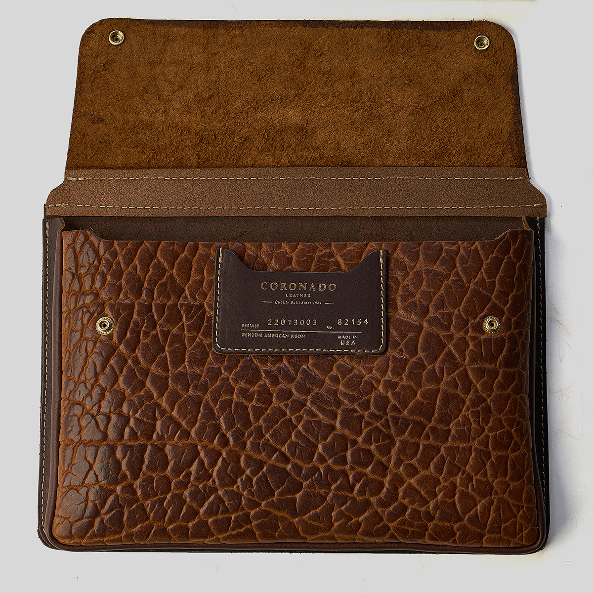 Shrunken Bison & Horween® Hard Cases