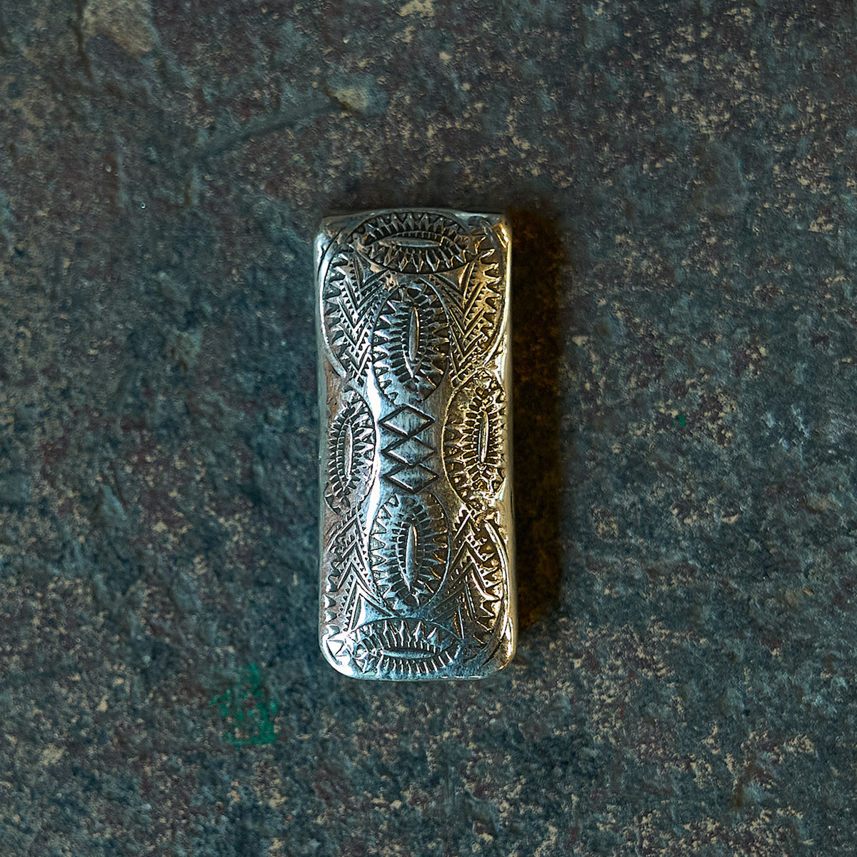 No.14 Heritage Silver Clip Wallet | Black Bison