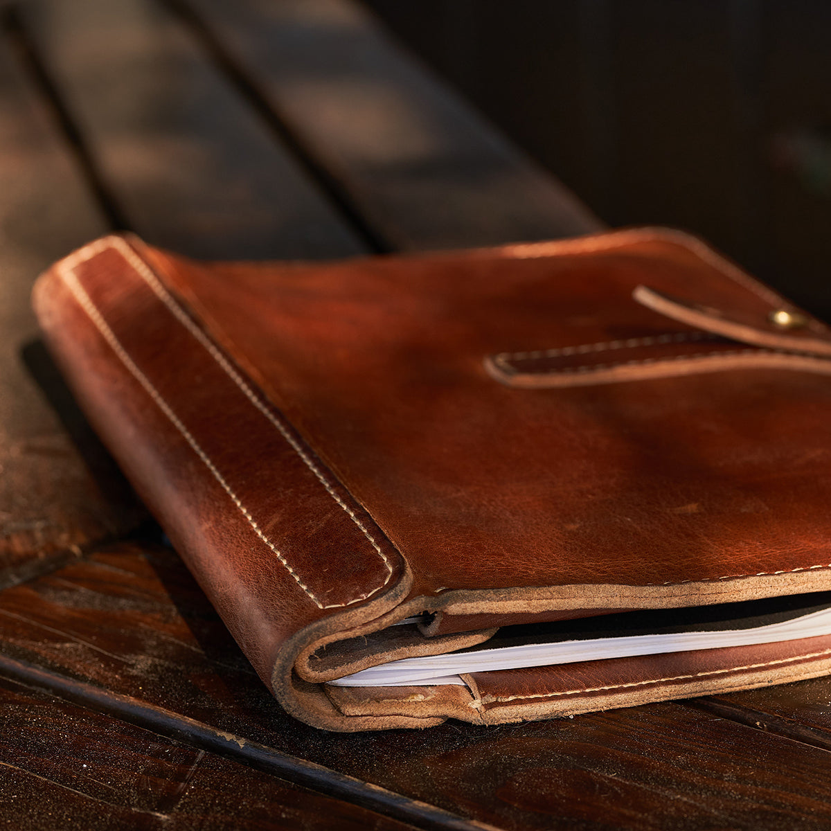 NO.901 Stone-Washed Executive Folio