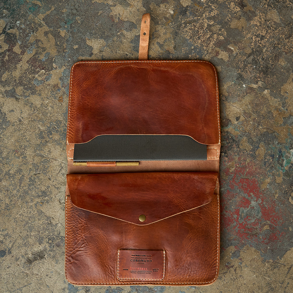 NO.901 Stone-Washed Executive Folio