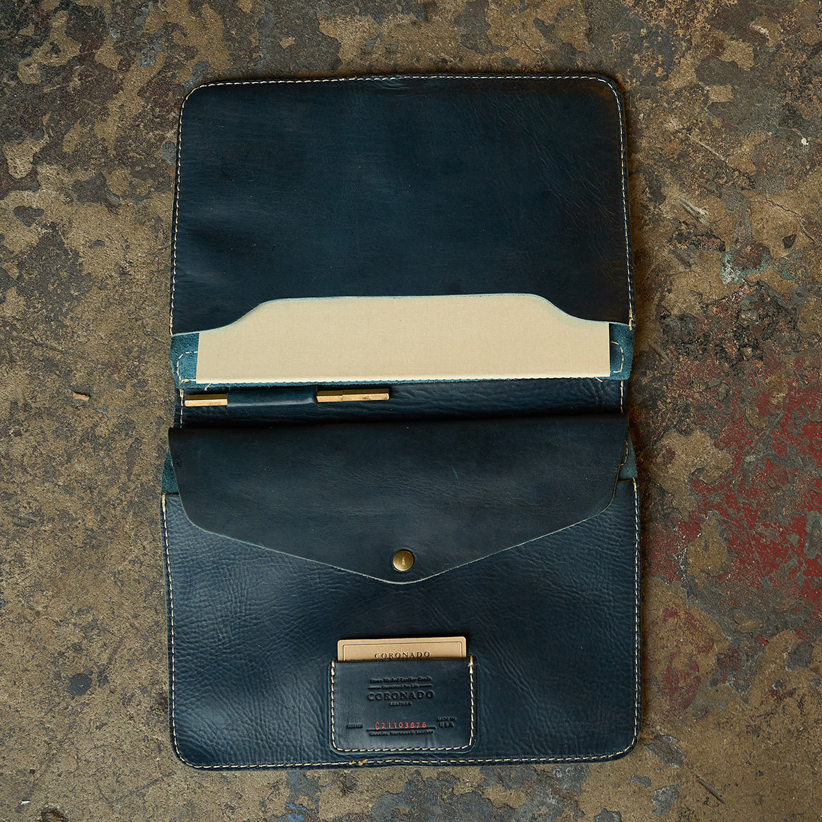 No. 901 Stone-Washed Folio | Indigo & Horse