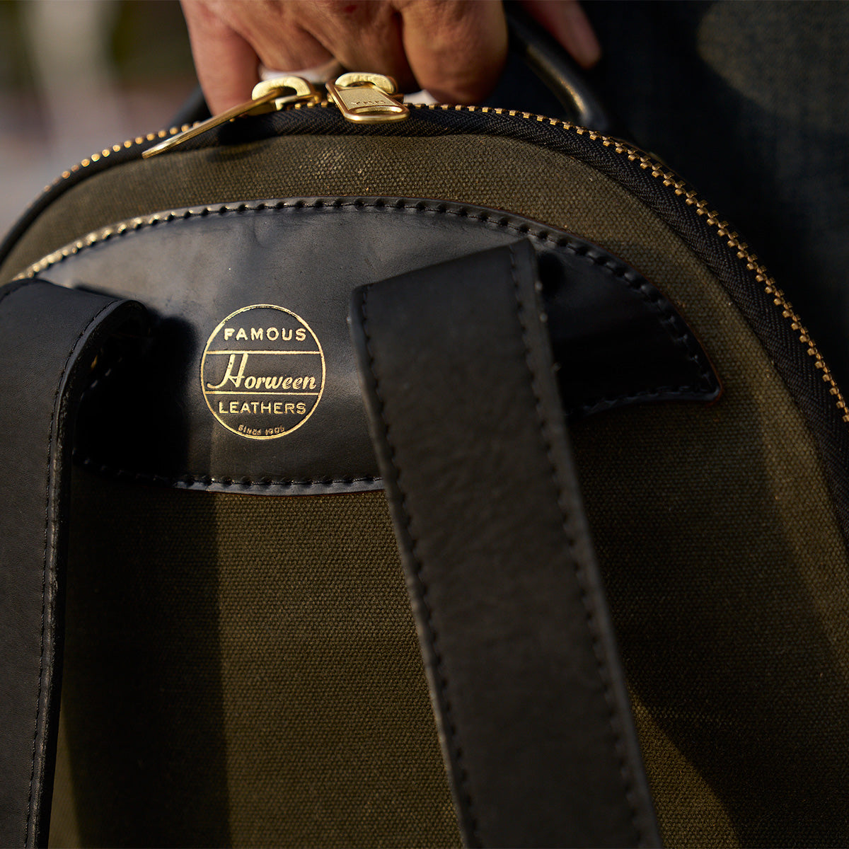 Clark Backpack No.952 | Horween® Black