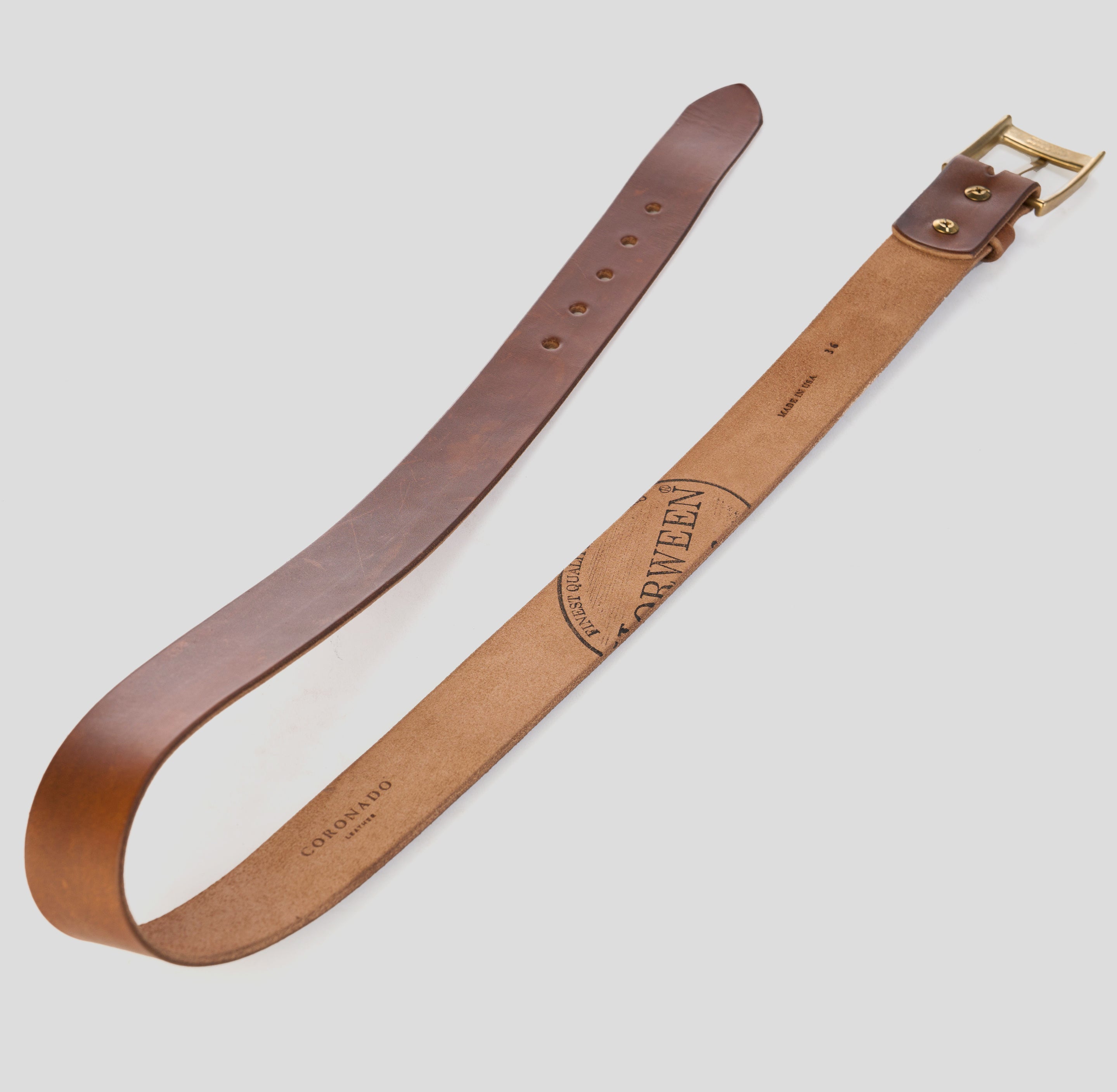 Classic Horsehide Belt No.94 | Natural