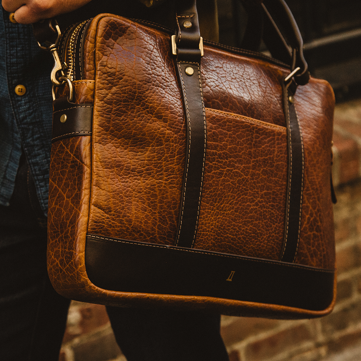 Bison Briefcase & Utility Pouch | LE Holiday Set x 20