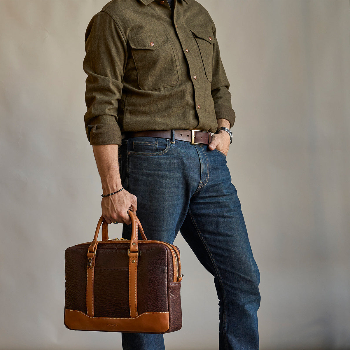 Jackson Bison Brief No.551 | Brown LE x 15