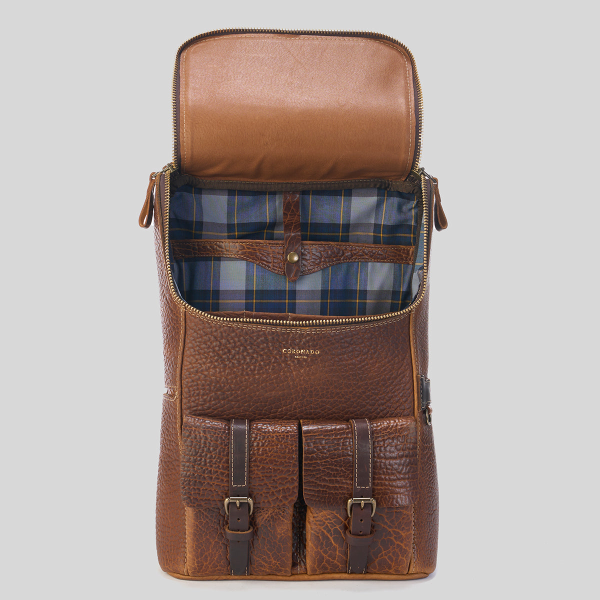 Top-Zip Bison Backpack No. 745