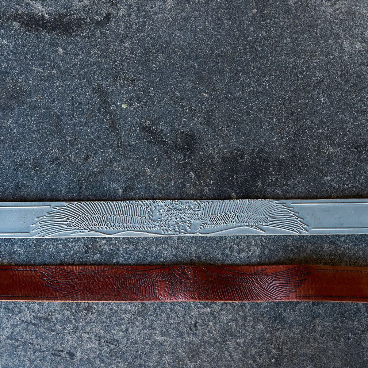 No.795 Vintage Embossed Belt | San Francisco