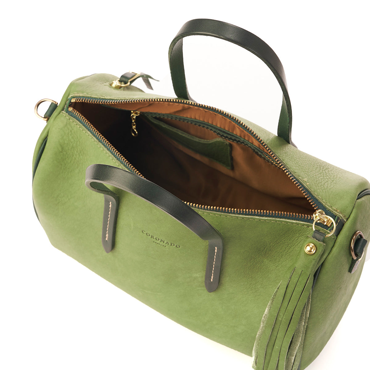 LE Horween Barrel Satchel No. 1910 (Green)