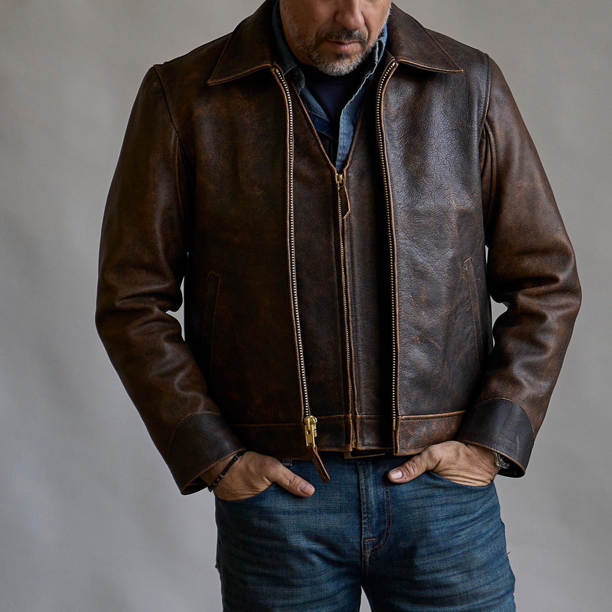 Indiana Vintage Zip Vest No.745