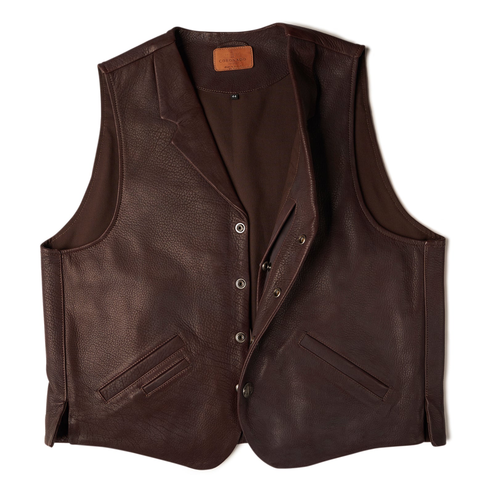 The No.29 Lapel Vest | Bison Brown