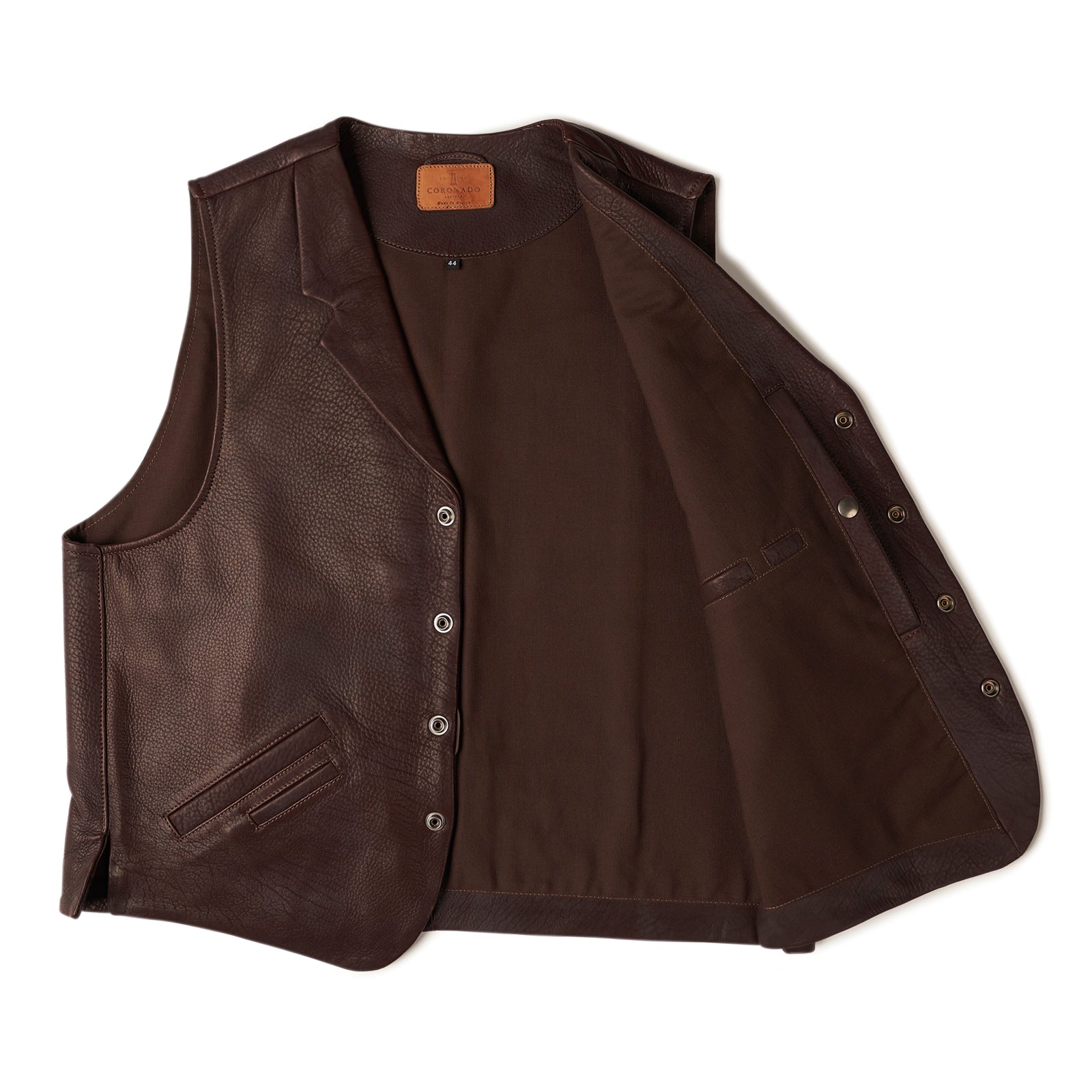 The No.29 Lapel Vest | Bison Brown