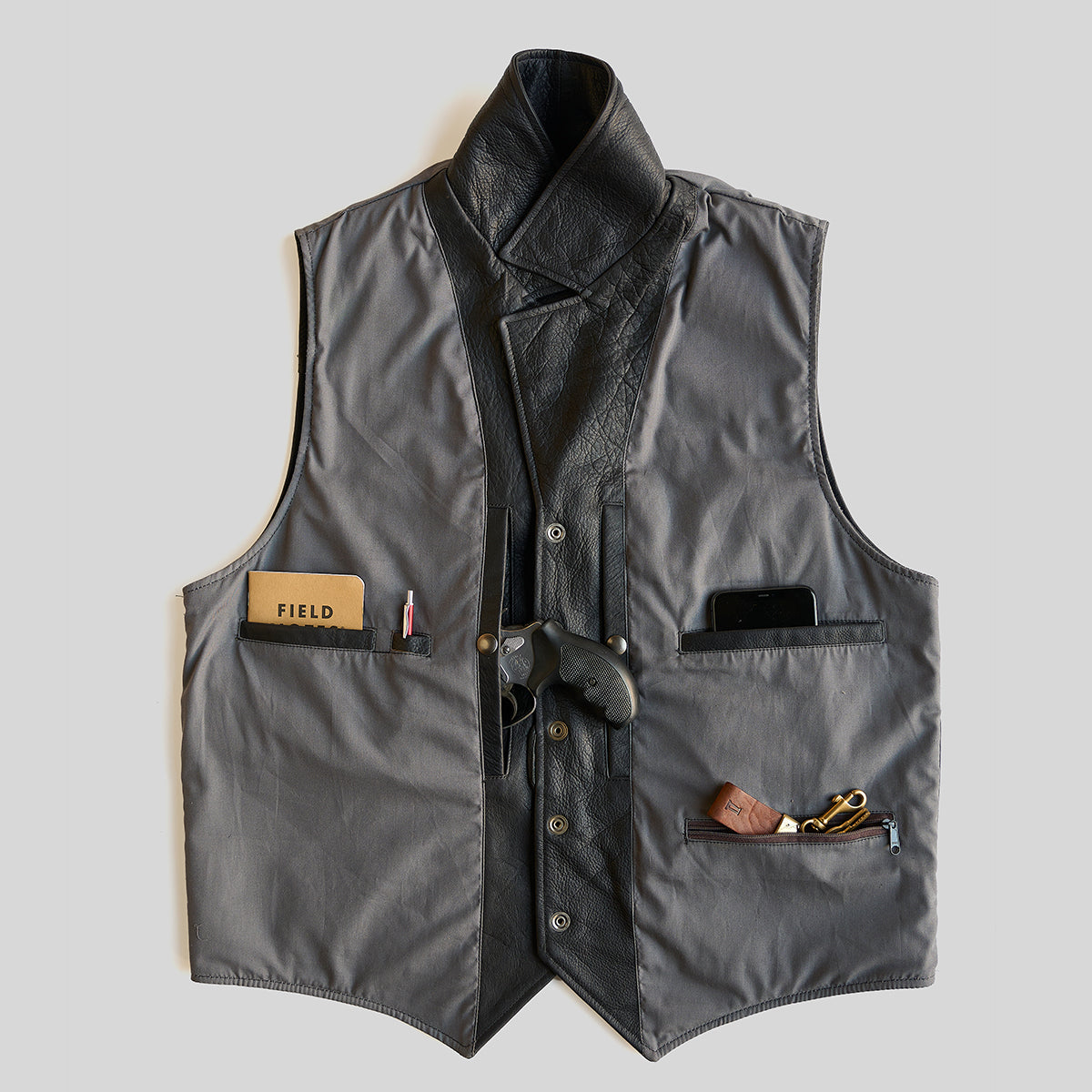 Bison Ranchers Vest No.39 | Black L.E.