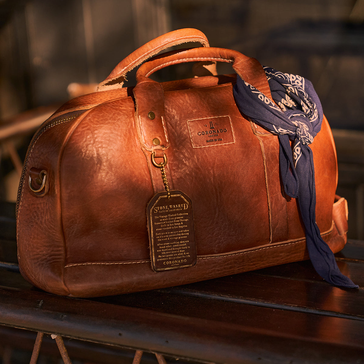 Vintage Stone-Washed Duffel #120