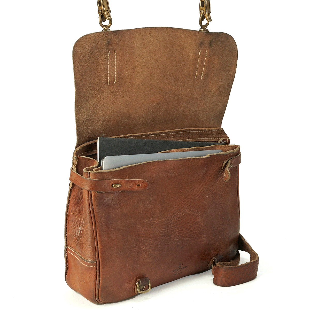 NO.130 Vintage Stone Washed Mailbag