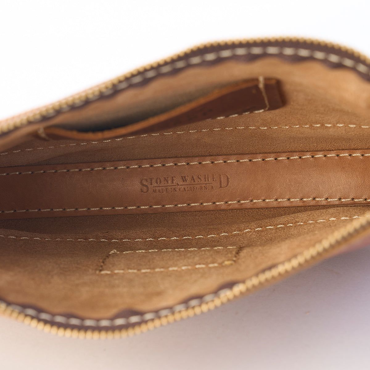 No.194 Utility Pouch | Stone-Washed Natural