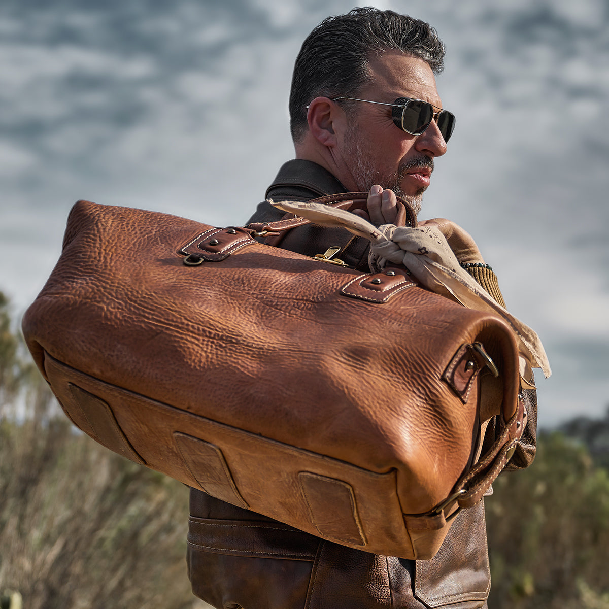 Stone-Washed Americana Duffel No.205 | LE