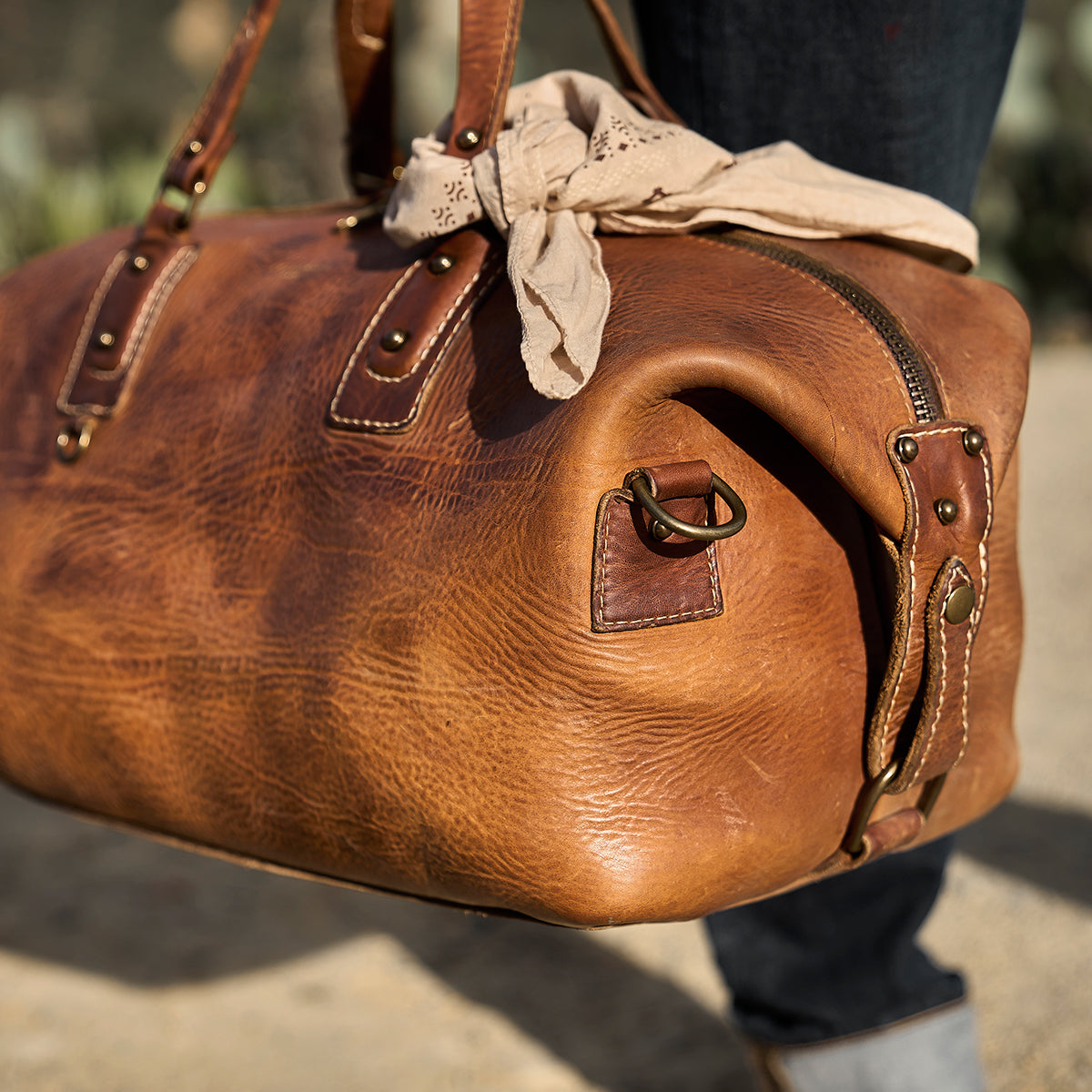 Stone-Washed Americana Duffel No.205 | LE