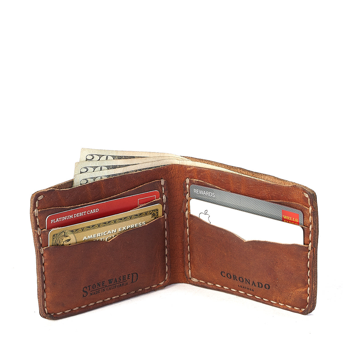 No.623 Stone-Washed Wallet | Horween® Tan
