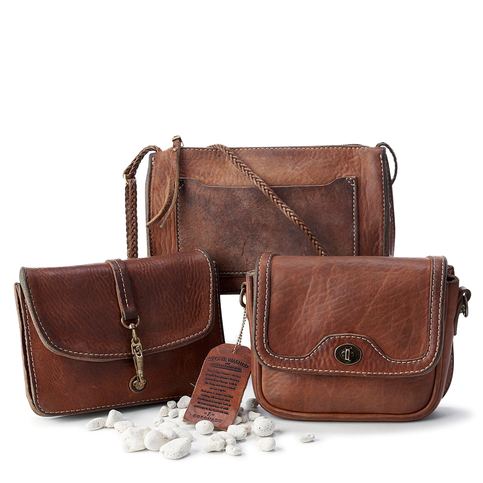 Vintage Stone-Washed Flap No.933