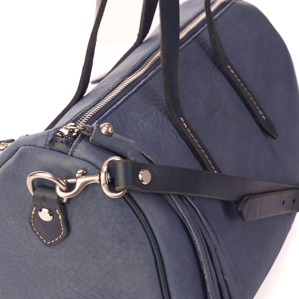 LE Horween® Barrel Satchel No. 1910 | LE Sky Blue