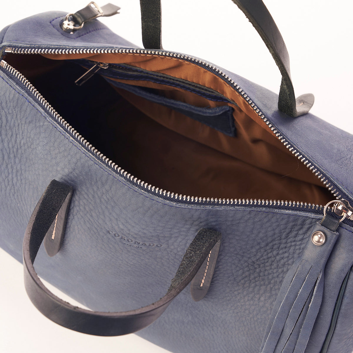 LE Horween® Barrel Satchel No. 1910 | LE Sky Blue