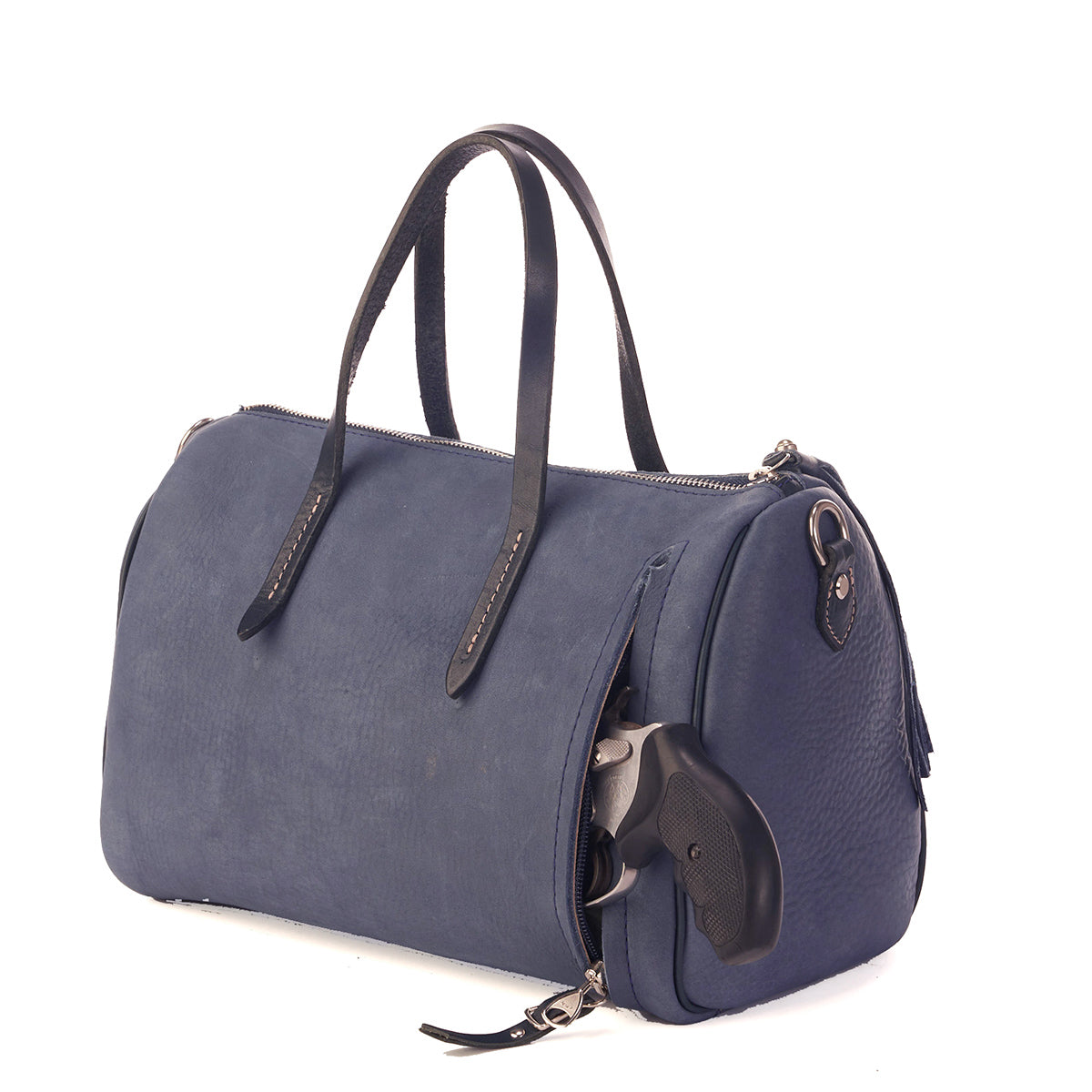 LE Horween® Barrel Satchel No. 1910 | LE Sky Blue