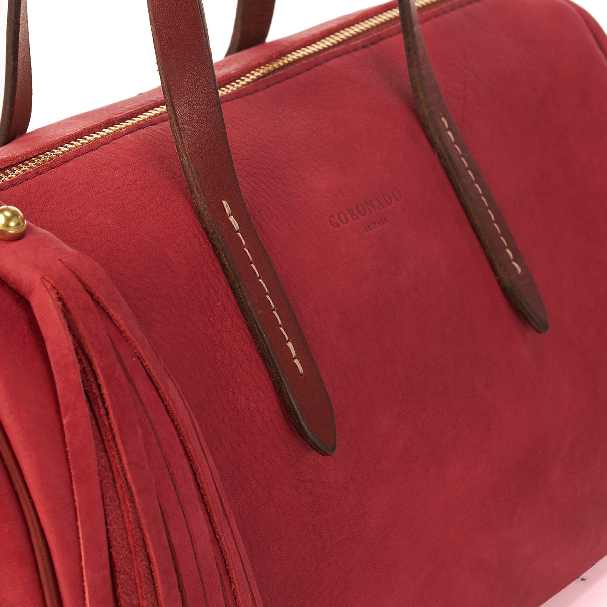 LE Horween Barrel Satchel No. 1910 | LE Red
