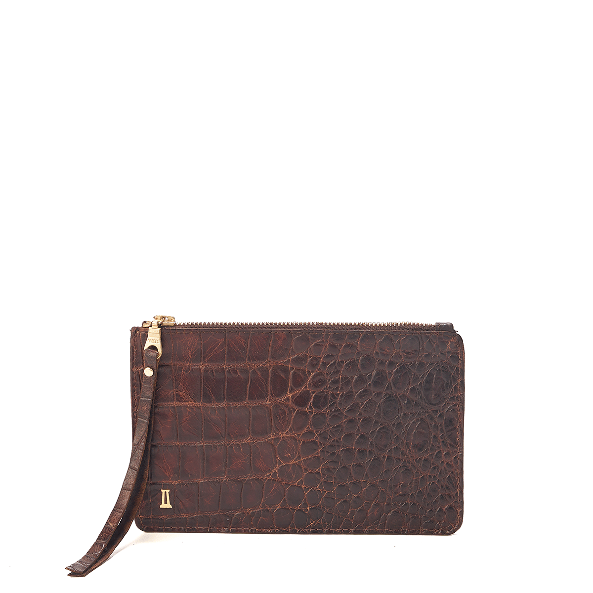 Croc-Embossed Wristlet (LE)