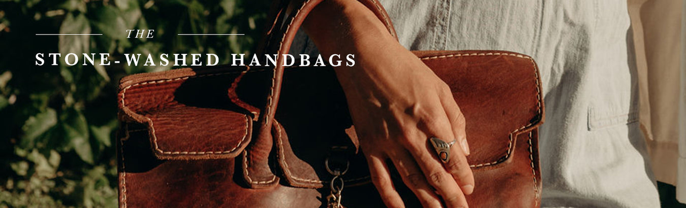 Stone-Washed Handbags