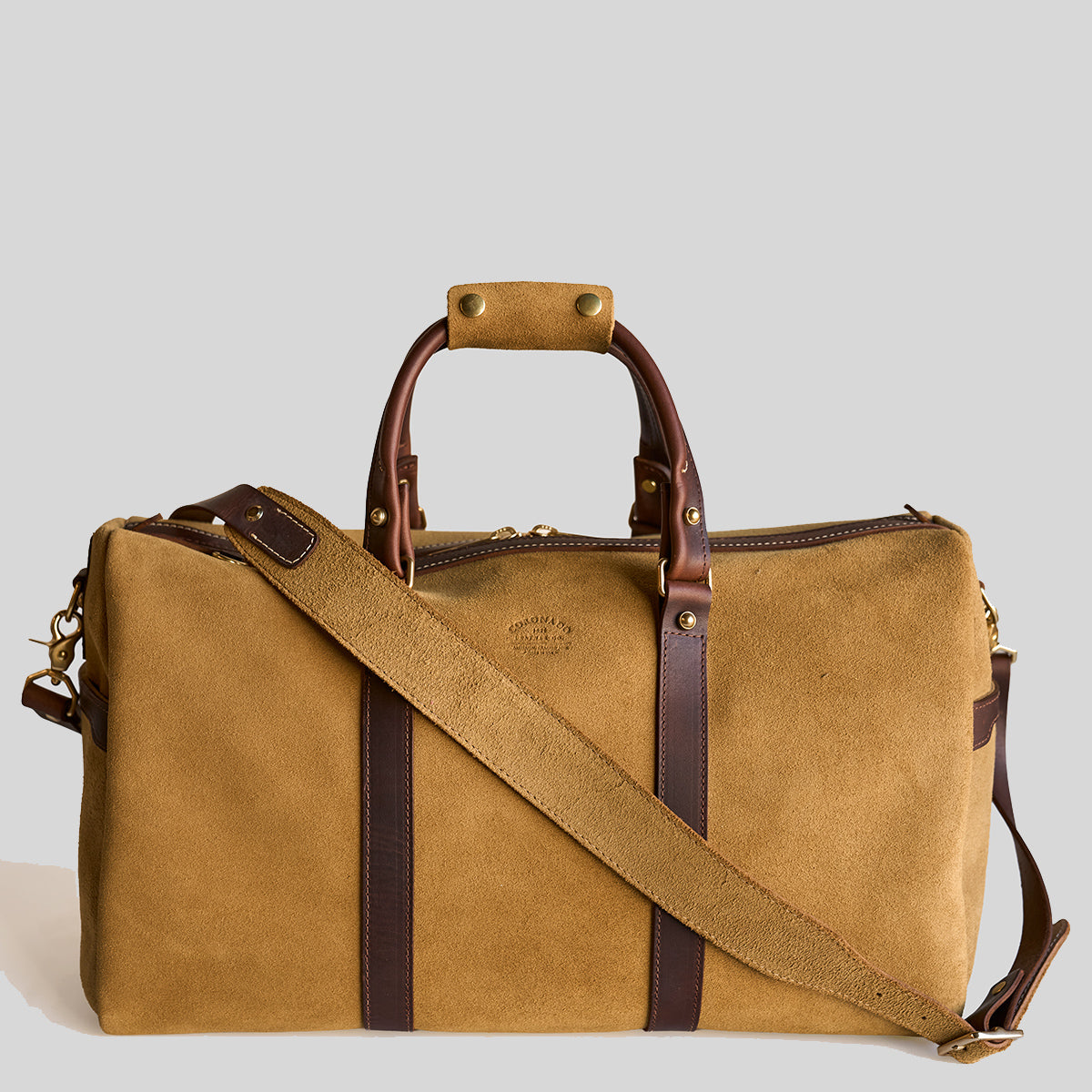 No.007 Duffel Travel Set | Coyote Suede & Latigo