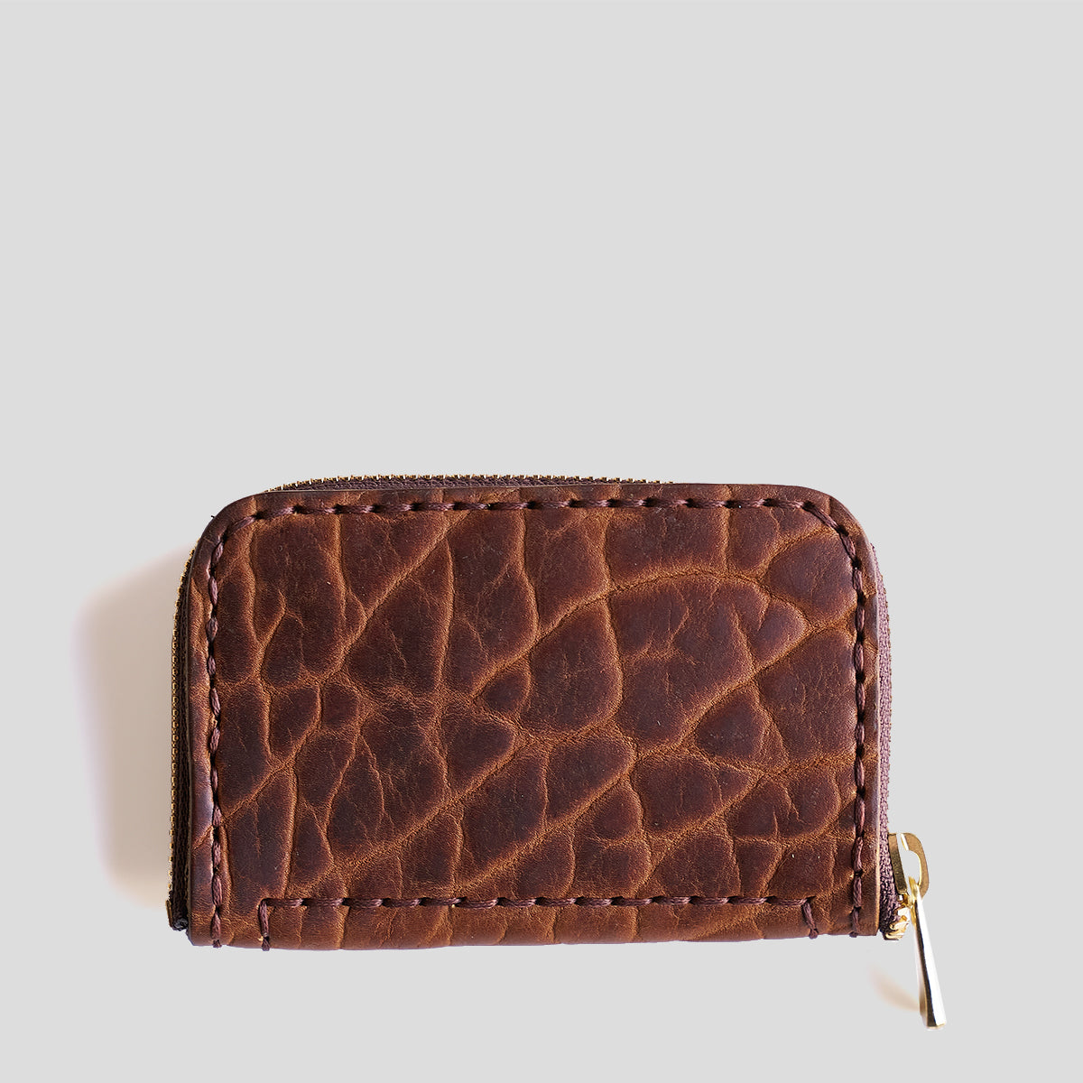 Full-Zip Bison No.20 Wallet | Walnut 020-5W