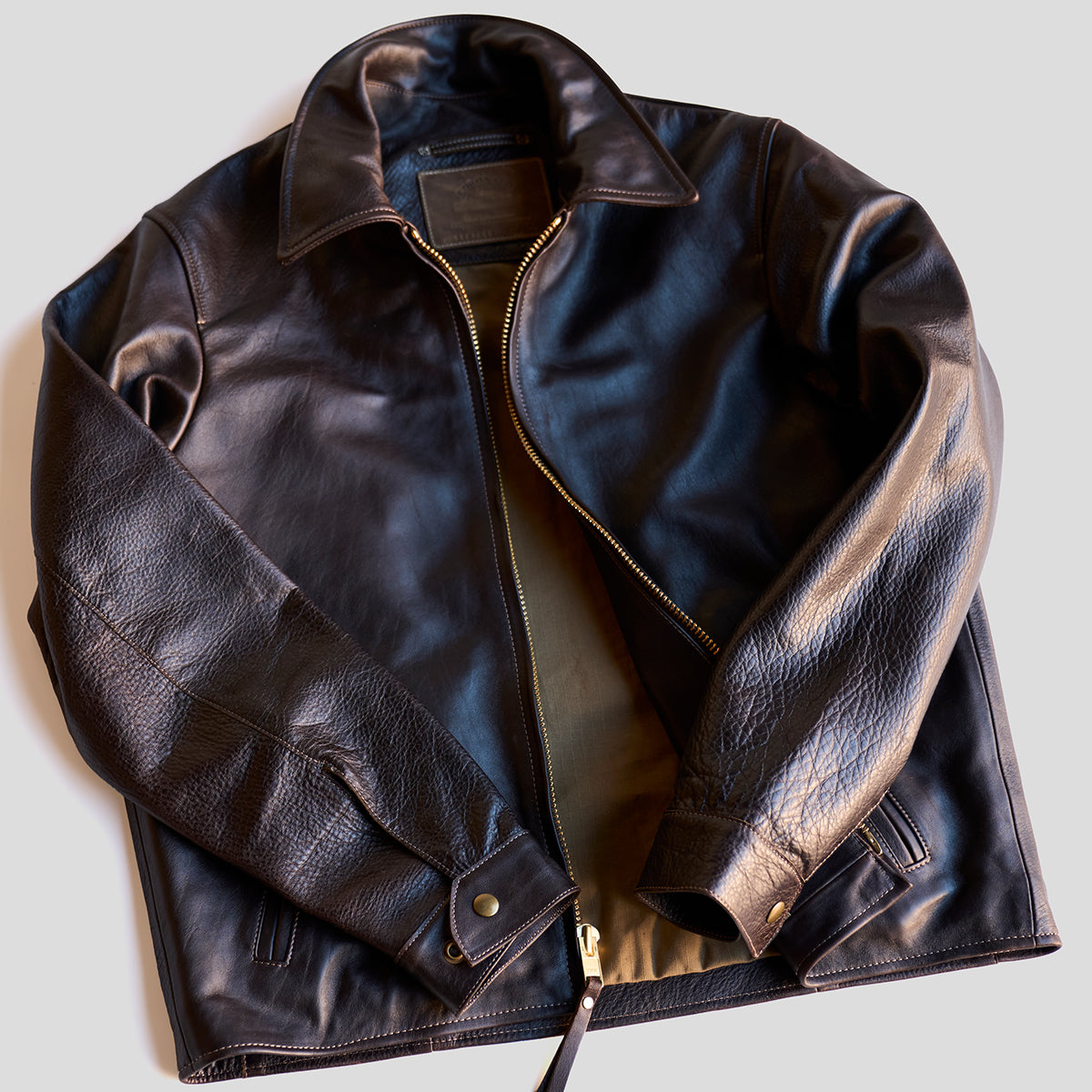 No.115 Classic Bomber | Horween® Horsehide Brown