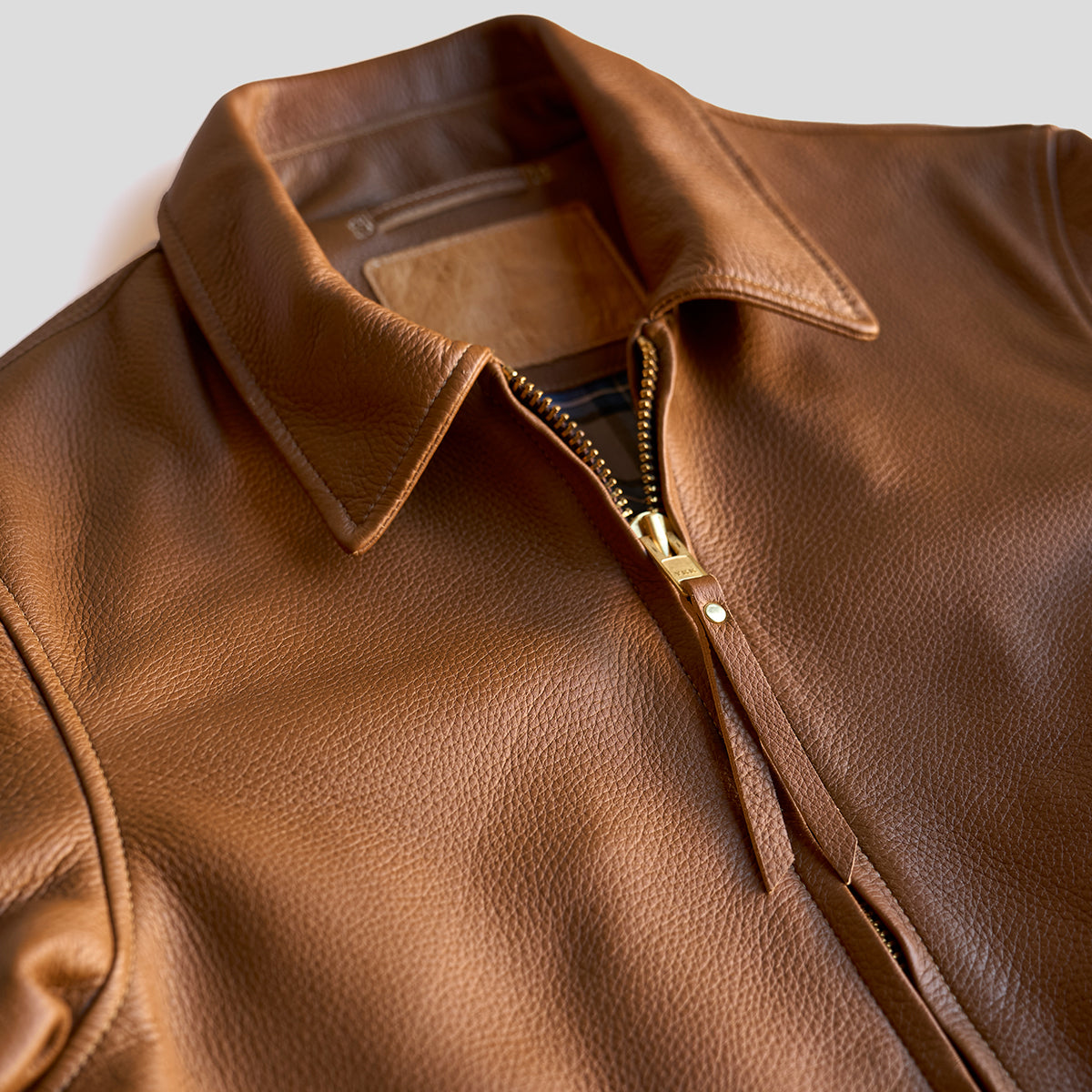 No.115 Classic Bomber | Italian Deerskin Tan