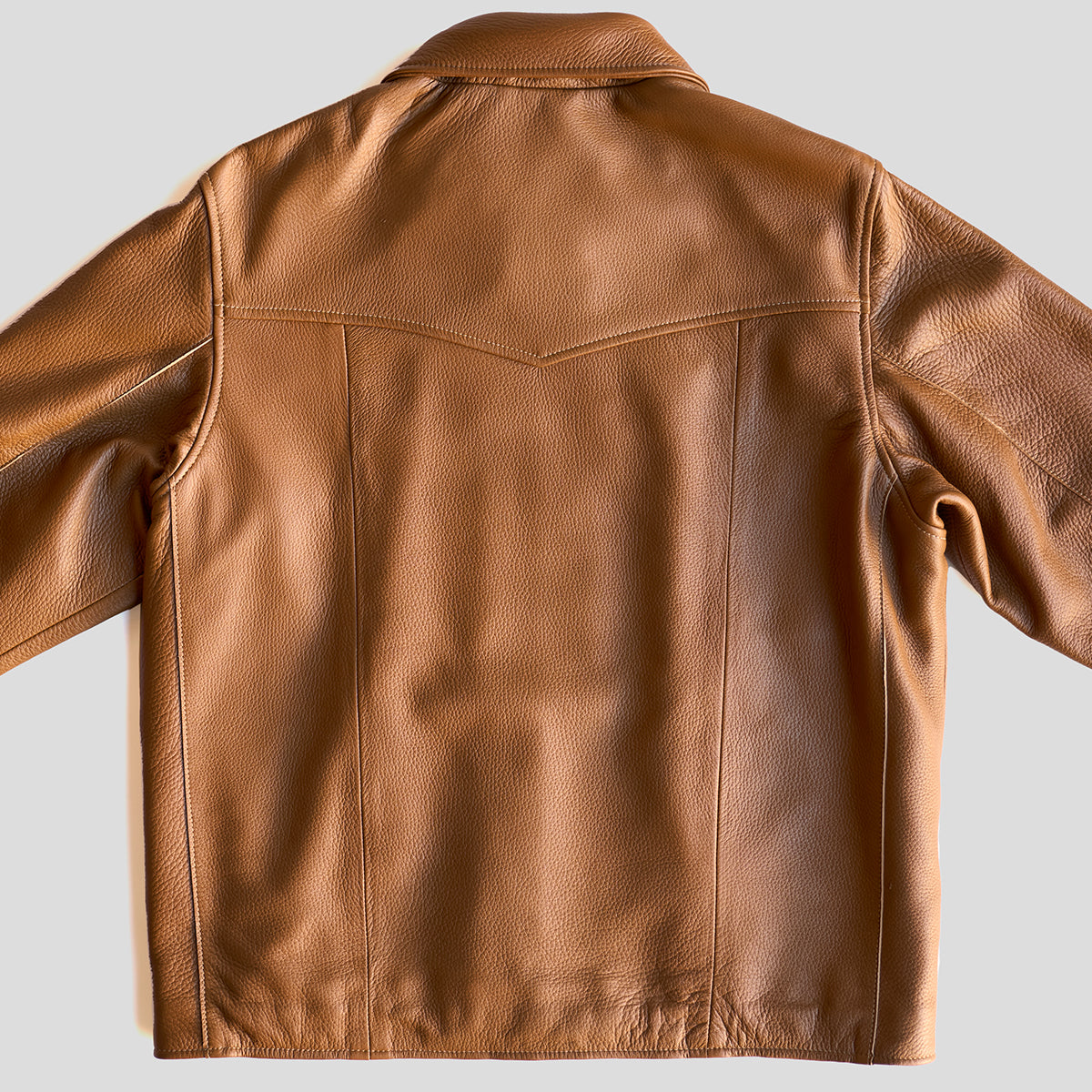 No.115 Classic Bomber | Italian Deerskin Tan