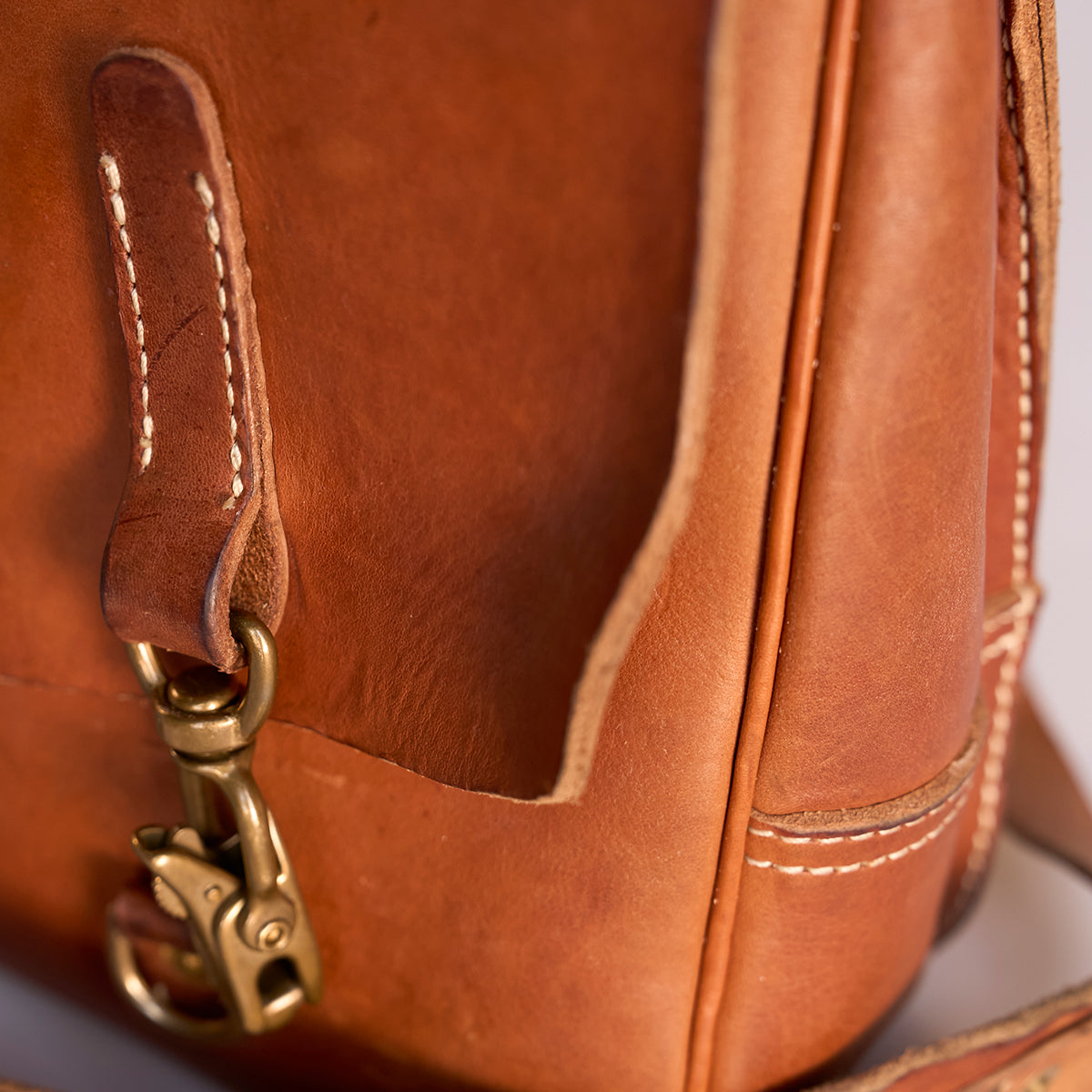 NO.130 Vintage Stone Washed Mailbag