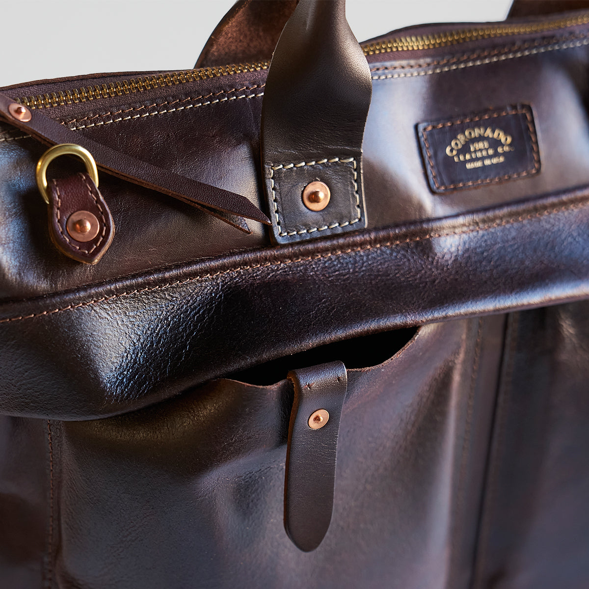 No.160 Primo Tote | Horsehide Brown