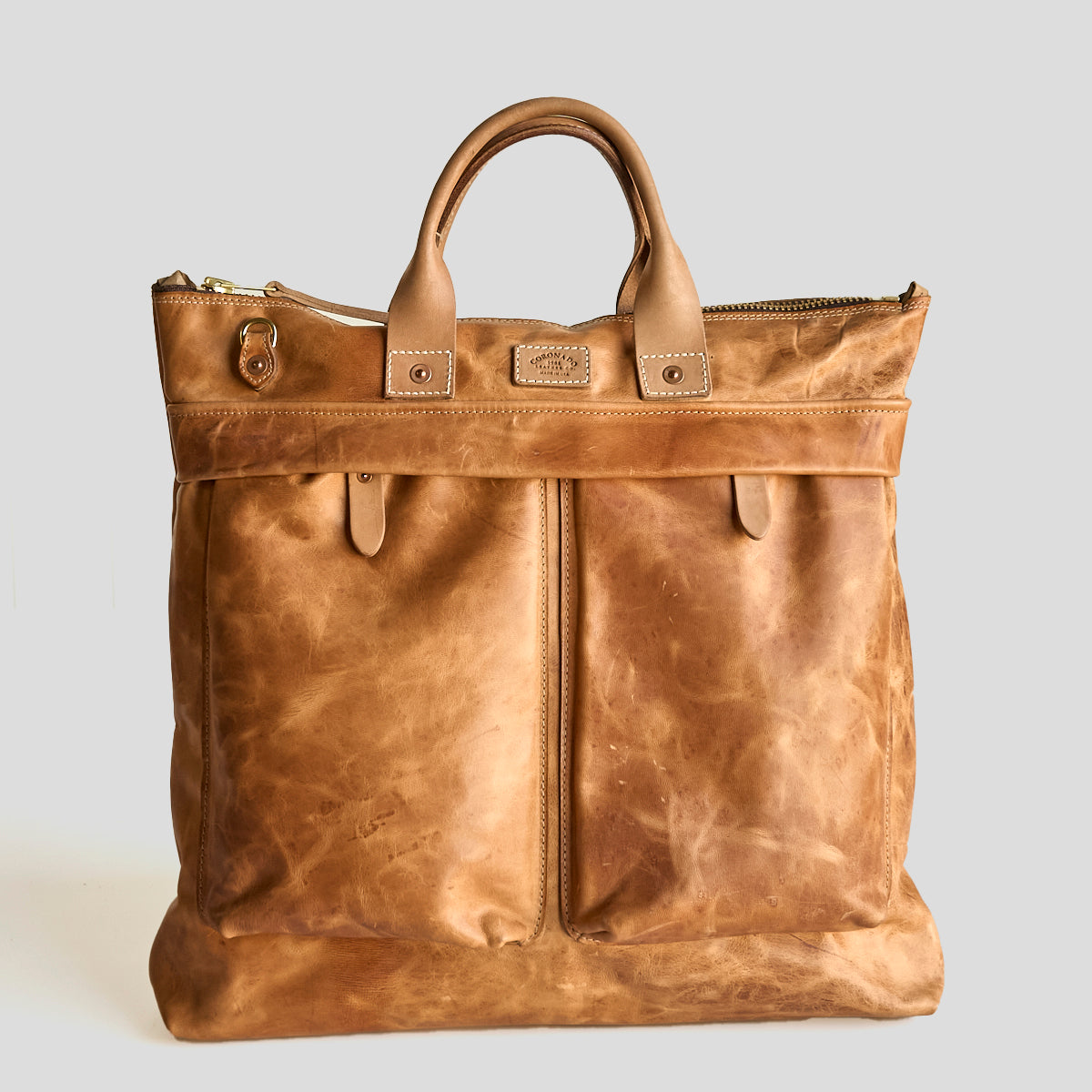 No.160 Primo Tote | Horween® Horsehide Natural (x10)