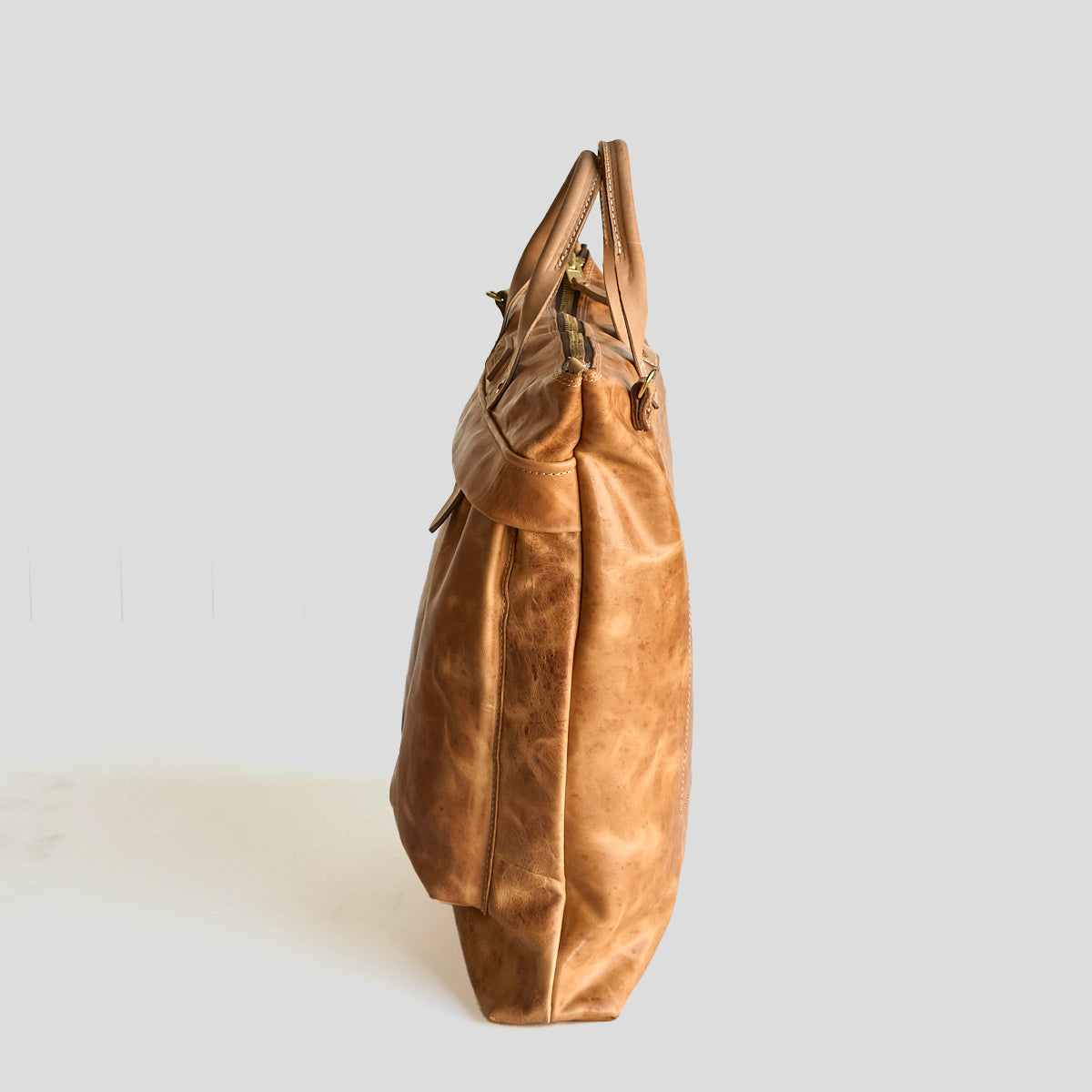 No.160 Primo Tote | Horween® Horsehide Natural (x10)