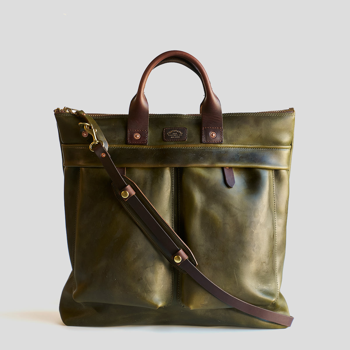 No.160 Primo Tote | Forest Green 160-2M